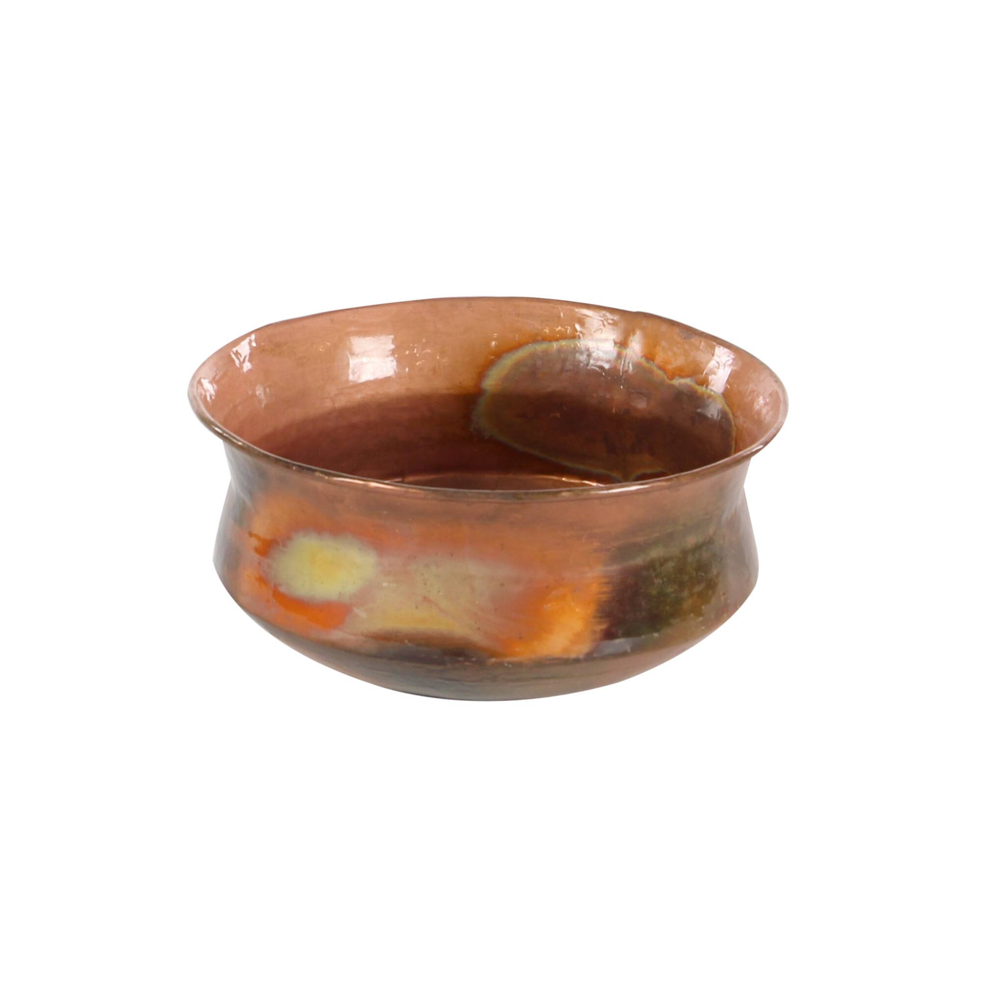 Copper Metal Rustic Planter Set